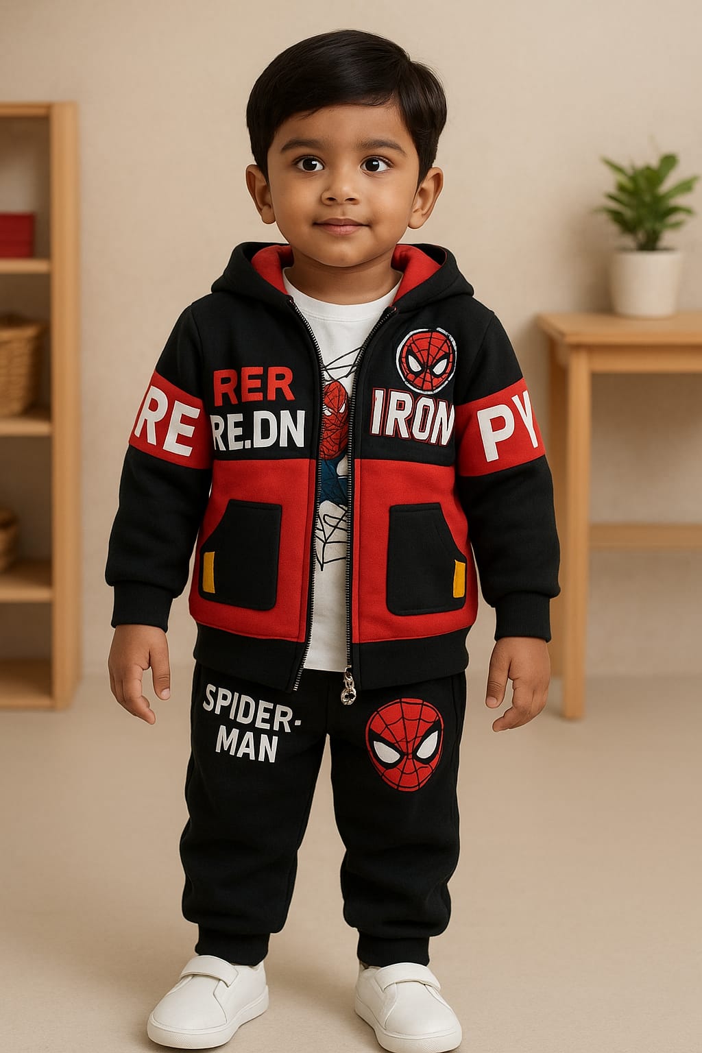 Spider-Man Printed Winter Tracksuit for Boys